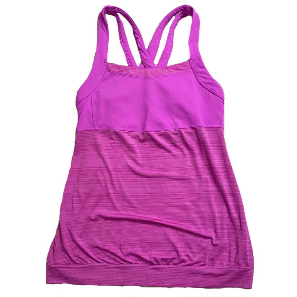 Athleta Activewear Workout Top Build In Bra Medium